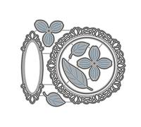 Flower Frame Metal Die Cut Exquisite Scrapbooking Embossing Template Holiday Greeting Card Making Supplies Metal Cutting Dice Christmas