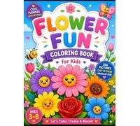 Flower Fun Coloring Book