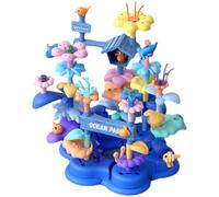 Flower Garden Building Set - 61 Piece todler Kit, STEM Activity Toy| Colorful And Girl Construction Blocks, Educational Play For Family Interaction, Cognitive Skill Development, Early Learning Fun