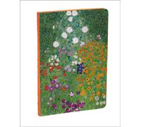 Flower Garden by Gustav Klimt A5 Notebook