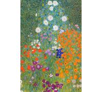 Flower Garden - Gustav Klimt - Notebook: 120 Lined Pages 6" x 9" Journal Diary Notepad