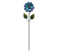 Flower Garden Stake - Metal Garden Stake Flower Theme | Realistic Rust-Proof Ornament for Patio Pathway Lawn Backyard Porch Farmhouse Spring Season Yard