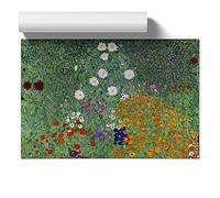 Flower Garden Vol.1 By Gustav Klimt | Unframed Wall Art Print | Ready to Frame Poster | Modern Home Decor Picture | Artwork for Living Room, Bedroom, Kitchen or Office | A2 (42x59.4 cm)