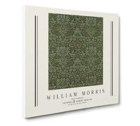 Flower Garden Vol.1 By William Morris Canvas Print | Gallery Wrapped 30mm Frame Wall Art | 20x20 inches | Ready to Hang | Classic Floral Picture | Living Room Bedroom Lounge Office