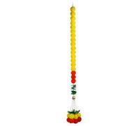Flower Garland - Marigold Garland | 5 Foot Marigold Blossoms Diwali Garlands | Marigold Garland Decorations, Diwali Decorations, Festival | Long Strands Flower Decoration For Diwali