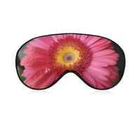 Flower Gerbera Eye Mask, Side Sleeping Mask Light Blindfold Sleeping Mask Nose Pad and Elastic Band for Children Women and Men