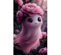 Flower Ghost 70 Piece Jigsaw Puzzles for Adults, Challenging and Brainteasing, Difficult Puzzles, Puzzle 70 Pieces