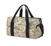 Flower Giraffes Flamingos Sport Duffel Bags for Kids Girls Boys Women Men Overnight Weekender Travel Bag Tote Carry Gym Casual Duffel Bags
