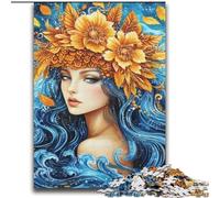 Flower Girl 2000 Piece Jigsaw Puzzles for Teenagers, Suitable for People Aged 14 And Above Home Decoration Gift Ideas (70x100cm)