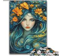 Flower Girl 2000 Pieces Jigsaw Puzzles For Teens And Adults, Stress Reliever Staycation Kill Time Parent-child Interaction (70x100cm)
