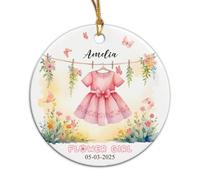 Flower Girl Christmas Decorations Funny Tree Decorations Beautiful Christmas Tree Hanging Ornament For Wedding Holiday Home Decor