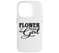 Flower Girl Funny Wedding Party - For Bachelorette Party Case for iPhone 14 Pro