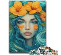 Flower Girl Jigsaw Puzzles for Adults 2000 Pieces,Help The Brain Exercise Addictive Toys to Cultivate Patience Great Gift (70X100cm)