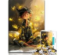 Flower Girl Jigsaw Puzzles for Teenagers 1000 Jigsaws,Stress Reliever Difficult Challenge Suitable for Desktop Decoration (38x26cm)