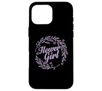 Flower Girl Marriage Flowers Child Wedding Case for iPhone 16 Pro Max