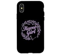 Flower Girl Marriage Flowers Child Wedding Case for iPhone X/XS