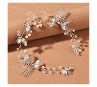 Flower Girl Pearl Hair Vine Pearl Crowns Girls Bridal Wedding Headband Floral Flower for Adult Hair accessories(Color19)