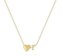 Flower Girl Proposal Gift Initial A-Z Letter Necklace Cute for Little Girls Wedding & Bridal Shower, 17.72 inches, Copper, No Gemstone