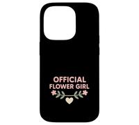 Flower Girl Proposal Wedding Party Gift Flower Girl Outfit Case for iPhone 14 Pro