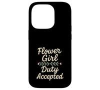 Flower Girl Proposal Wedding Party Gift Flower Girl Outfit Case for iPhone 14 Pro