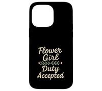 Flower Girl Proposal Wedding Party Gift Flower Girl Outfit Case for iPhone 14 Pro Max