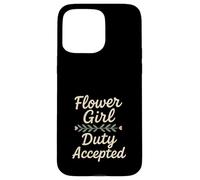 Flower Girl Proposal Wedding Party Gift Flower Girl Outfit Case for iPhone 15 Pro Max