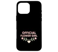 Flower Girl Proposal Wedding Party Gift Flower Girl Outfit Case for iPhone 16 Pro Max