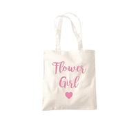Flower Girl Tote Bag - natural One Size