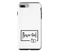 Flower Girl - Wedding Day Bride Cursive Cute Pretty Floral Case for iPhone 7 Plus/8 Plus