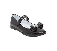 Flower Girls Patent Mary Janes Dress Black Shoes Flat Birthday Wedding Footwear Size UK Infant 7.5