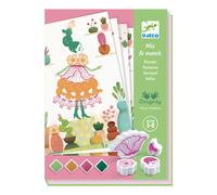 Djeco DJ08741 Mix & Match Stamps Flower Girls