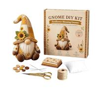 Flower Gnome Sewing Kit Creative Craft Fun Full Supplies
