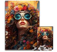 Flower Goddess JigsawPuzzle 1000 Pieces for Adults Paper Jigsaw Puzzles Colorful Home Decor & Interactive Family Game, 1000 PCS(38x26cm)