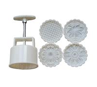 Flower Green Bean Cake Set Cake Model Embossed Ice Skin Pastry Baking Tools Cookie Dessert Cutter Cake Mold for Baking