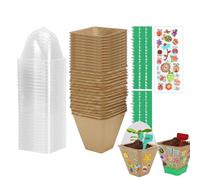 Flower Growing Kit - Complete Gardening Set, Portable Interactive Planting Toy, Pots and Tools Safe and Durable | Fun Educational Activity for Learning