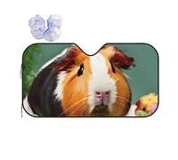 Flower Guinea Pig Front Windshield Sunshade,Foldable Sunshades Suitable for Most Cars That Keeps You Vehicle Cool
