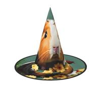 flower guinea pig print Halloween hat parties, carnivals hat dances, cosplay. Costume Witches Party Adult