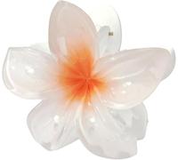 Flower Hair Claw Clips - Hawaiian Flower Hair Claw Clips for Women | Plumeria Claw Clips for Thin | Strong Hold jaw clip | Hair Clips for Girls| Preppy Hair