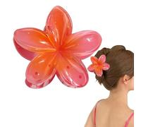 Flower Hair Clip, Nonslip Flower Claw Clips Strong Hold Hawaiian Claw Clip Hair Jaw Clip Hawaii Beach Tropical For Thick,Thin Straight, Curly,Wavy Hair, Gift For Teen Girls