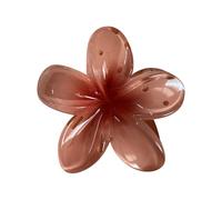 Flower Hair Clip, Strong Hold Nonslip Hawaiian Claw Clip, Cute Large Hair Clips, Banana Clip for Thin Hair, Hair Accessories for Women and Girls Girls Holiday Gifts (A)