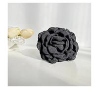 Flower Hair Clips 3pcs Three-dimensional Rose Flower Hair Claw Handmade Fabric Flowers Grab Clip(K-8.5cm)