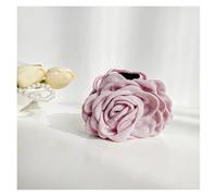 Flower Hair Clips 3pcs Three-dimensional Rose Flower Hair Claw Handmade Fabric Flowers Grab Clip(M-8.5cm)
