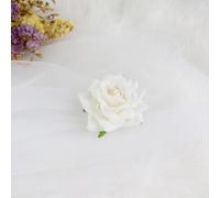 Flower Hair Clips Strong Non-Slip Large Claw Clips for Thick and Thin Hair - Matte French Barrettes, Elegant Hair Accessories for Girls, Wedding Party Hair Decorations