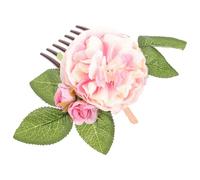 Flower Hair Comb Decorative Side Comb for Women with Seven Teeth