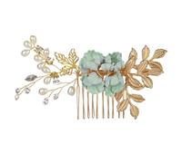 Flower Hair Combs Gold Bridal Wedding Headdress Vintage Floral Hair Accents Hair Pins Bride Prom Party EN8 5