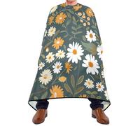 Flower Hair Cutting Capes with Adjustable Snap Closure, Cool Barber Capes for Men capa para cortar Cabello 65" x 55"