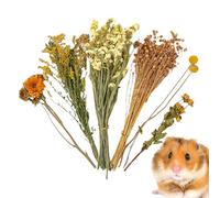 Flower Hamster Bedding, Hamster Sprays, Hams-ter Bedding, Cage Enclosure Habitat Decor Mate Small Animal Natural Ear Of Grain Sprays For Hamsters Gerbils Other Pets