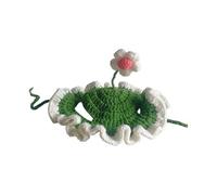 Flower Hat Pet - 18cm Knit Cosplay Cap, Wool Dog Accessory, Cute Seedling Style with Soft Fit | Playful Costume Headwear for Daily Wear Party Moments and Photo Styling Cute Outings