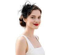 Flower Headband for Performances and Parties - Sparkling Headpiece for Dance Stage, Holidays and Festive Occasions (Black, One Size)
