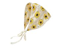 Flower Headband French Style Crochet Bandana Head Scarf Women Ethnic Head Wrap Music Festival Gathering